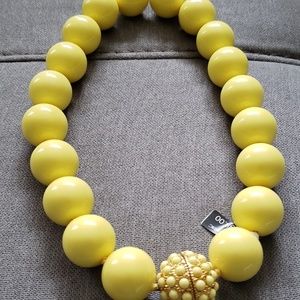 Fun Chunky Yellow Necklace